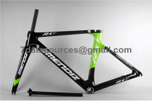 Carbon Fiber Road Bike Cykelram Mendiz RST Grön