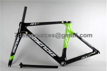 Carbon Fiber Road Bike Bicycle Frame Mendiz RST Green