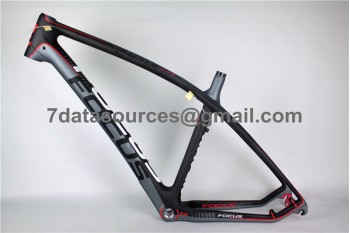 Mountain Bike Focus MTB Cuadro de bicicleta de carbono rojo