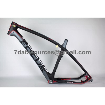 Mountain Bike Focus MTB Carbon Bicycle Frame Red-Focus MTB Frame