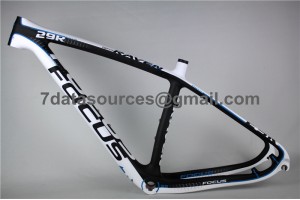 Mountain Bike Focus MTB Carbon Bicycle Frame Blue