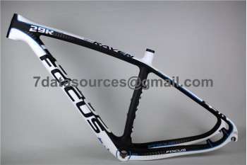 Mountain Bike Focus MTB Carbon Bicycle Frame Blue