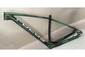 Quadro de bicicleta de carbono para mountain bike Focus MTB verde