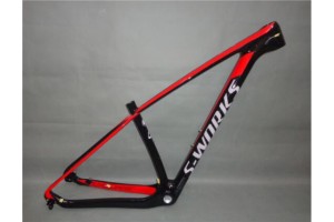 Quadro de bicicleta de carbono S-works especializado em mountain bike