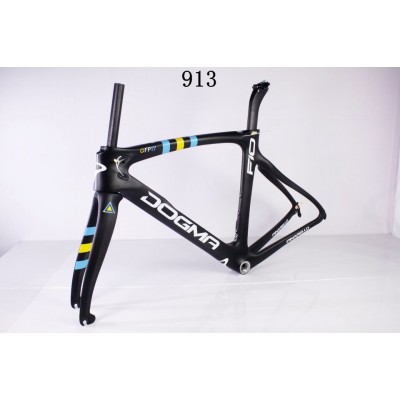 Pinarello DogMa F10 Карбоновая рама для велосипеда 913 Цветовая смесь-Dogma F10 V Brake & Disc Brake