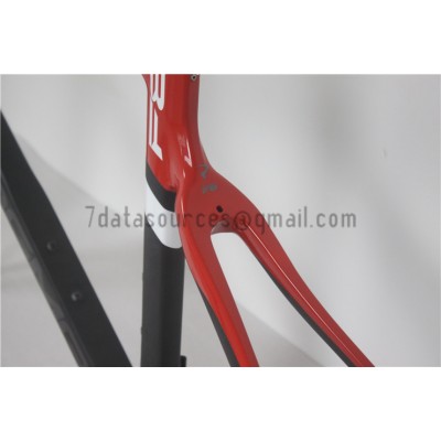 Pinarello Carbon Road Bike Cykel Dogma F8 Röd-Dogma F8