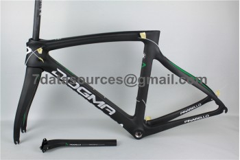 Pinarello Carbon Road Bike ველოსიპედის ჩარჩო Dogma F8 Green