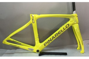 Pinarello DogMa F10 კარბონის გზის ველოსიპედის ჩარჩო ყვითელი