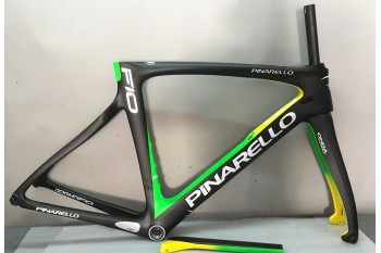 Cadre de vélo de route en carbone Pinarello DogMa F10 mélange de couleurs vert