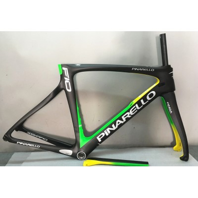 Pinarello DogMa F10 Carbone Route Cadre De Vélo Couleur Mix Vert-Dogma F10 V Brake & Disc Brake