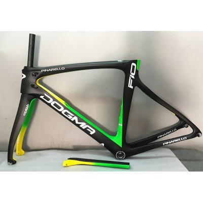 მწვანე ფერის Pinarello DogMa F10 Carbon Road Bike Frame ფერი-Dogma F10 V Brake & Disc Brake