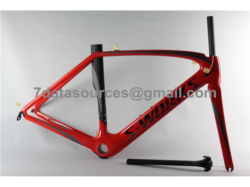 Specialized S Works Venge Vias Frameset Module Satin Carbon/Rocket Red size  54cm