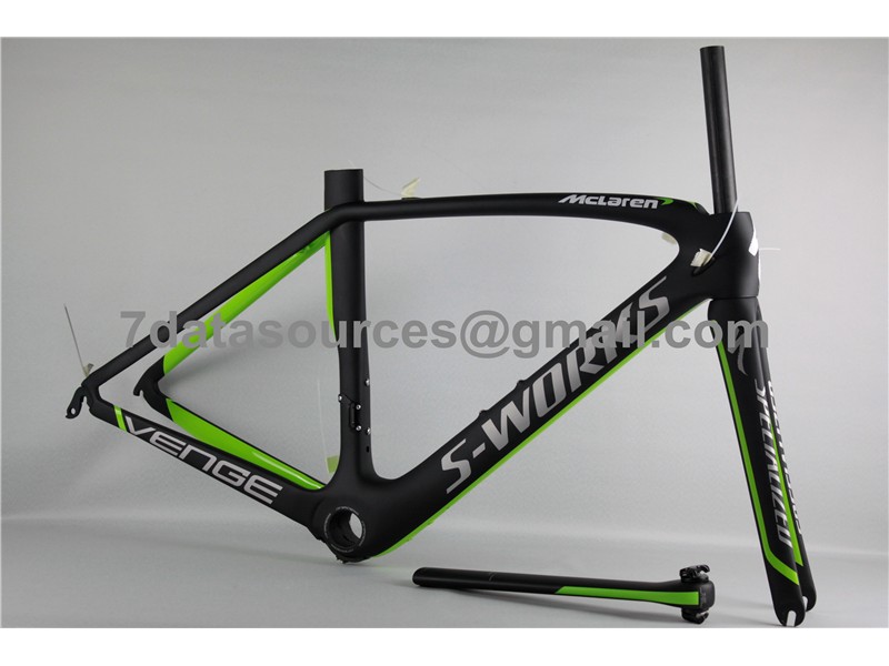 Specialized Road Bike S-works Bicycle Carbon Frame Venge Green - S 