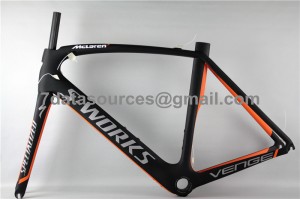 Specialized Bicicleta Carretera S-works Cuadro Carbono Venge Naranja