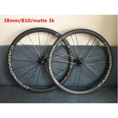 Jante din bicicletă pentru roti de carbon Clincher / Tubular Multicolor-Carbon Road Bicycle Wheels