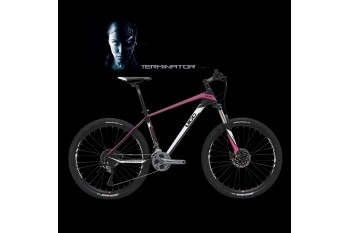 Bicicletta MTB in carbonio UCC La versione Terminator Rosa Bicicletta completa