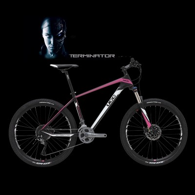 UCC MTB hiilipyörä Terminaattoriversio vaaleanpunainen täydellinen pyörä-The Terminator Complete Bike