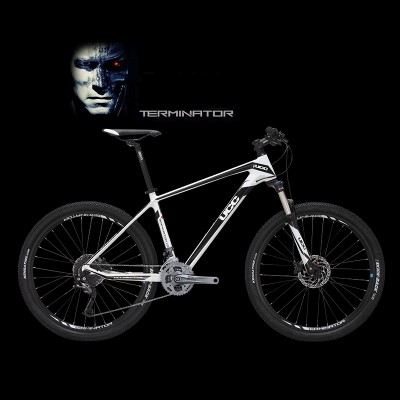 UCC MTB Carbon Bicycle The Terminator Version White Complete Bike-The Terminator Complete Bike