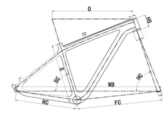 26er Mountain Bike MTB Carbon ველოსიპედის ჩარჩო